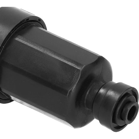 Filtre d'irrigation 1/4 pouce avec tamis inoxydable, système de filtration à raccord rapide noir (1/5)
