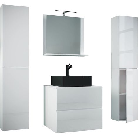 5 pcs. baignoire lavabo 60 cmLendas XL 150x127x52 - VCM (1/4)