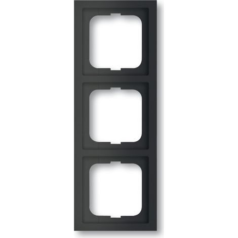 Busch-Jaeger 1754-0-4421 placa de pared y cubierta de interruptor Negro (1/2)