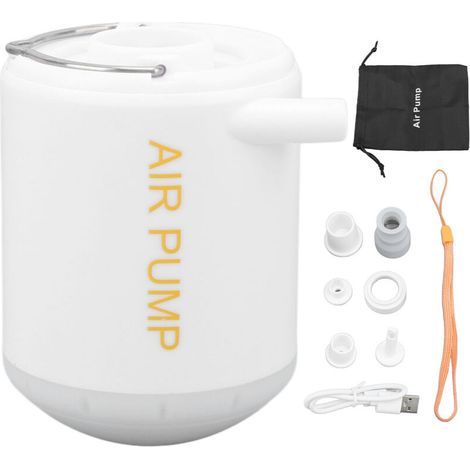 Cette pompe �� air est dot��e d'une bonne ��tanch��it��, est une mini pompe �� air portable d'une capacit�� de 2000 mAh et poss��de 5 ports, ce qui la rend adapt��e �� la randonn��e.