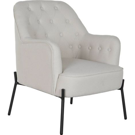 Fauteuil design beige élégance contemporaine - Beige chaleureux avec nuances de crème (1/5)