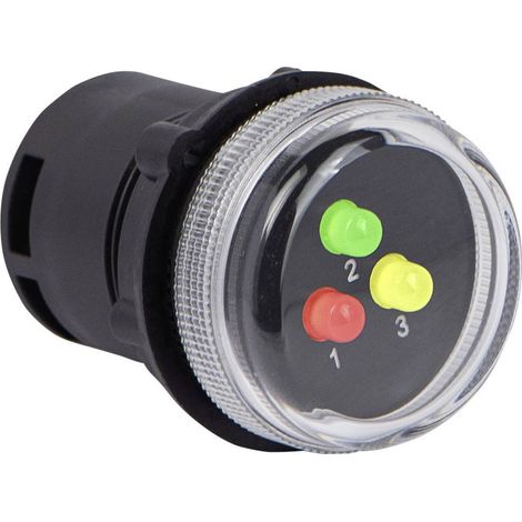 TRU COMPONENTS TC-14131056 Voyant de signalisation LED rouge, vert, jaune Rond 400 V (1/4)