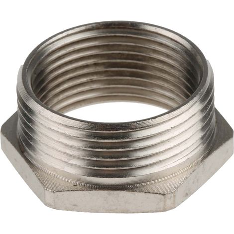 Raccord de gaine RS PRO PG21 M25, taille 21mm en Laiton ( Prix pour Paquet de 5 )