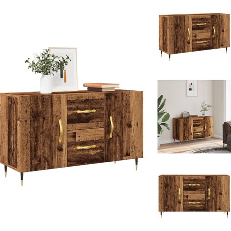 Sideboard Altholz-Optik 100x36x60 cm Holzwerkstoff - Sideboard - Sideboards - Kommode - Anrichte (1/5)