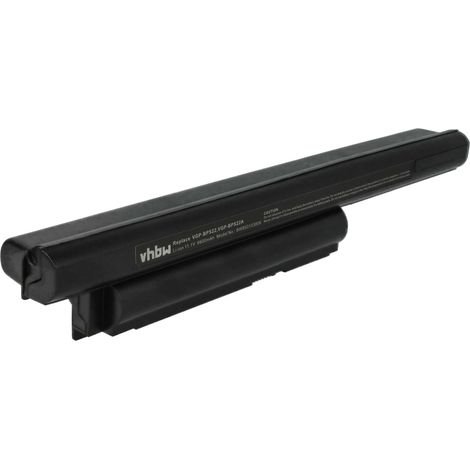 vhbw Akku kompatibel mit Sony Vaio VPC-EA31, VPC-EA31EG/BI, VPC-EA2VGX/T, VPC-EA3, VPC-EA31EN/BI Notebook (6600 mAh, 11,1 V, Li-Ion) - Infochip (1/5)