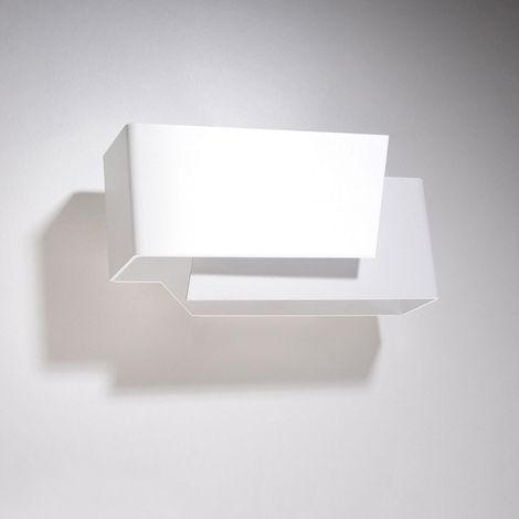 Lampada da parete bianca Piegare (1/2)