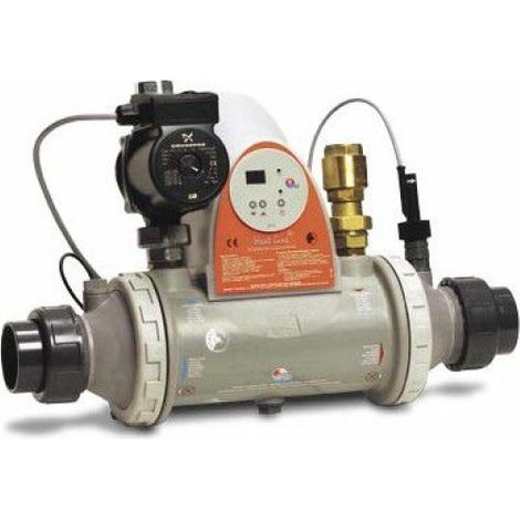 Zodiac – Échangeur de chaleur multitubulaire 70kW – Pour bassin jusqu'à 200m³ – Tubes en titane – Enveloppe en noryl-polyamide - PLUS 70 KW (1/2)
