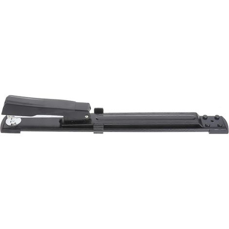 Agrafeuse à bras long (1 pièce) pour feuilles de papier, machine à relier, outil d'agrafage durable, fournitures de bureau pour la maison, l'école et le bureau.-40.216cm