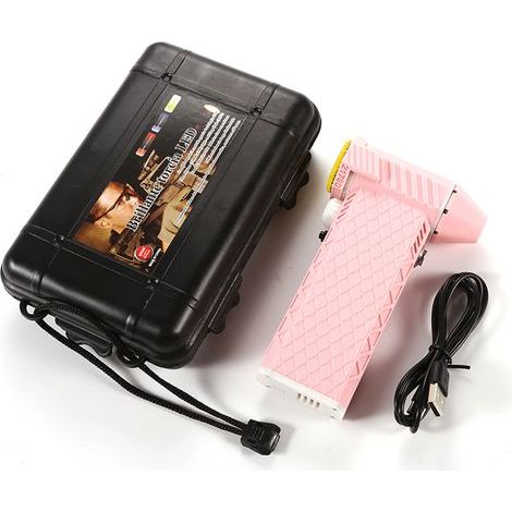 Ventilateur portable sans fil d'extérieur 110 000 tr/min, sèche-cheveux compact haute puissance, ventilateur turbo portable pour camping, vitesses réglables, souffleur de voiture sans balais (1/5)