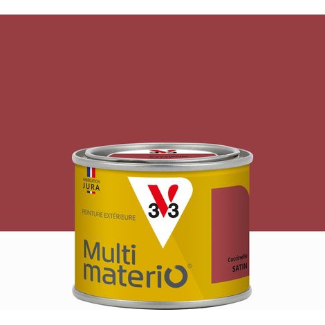 Pintura exterior satinada V33 Ladybug para madera, hierro y plástico, 125 ml. V33 (1/5)
