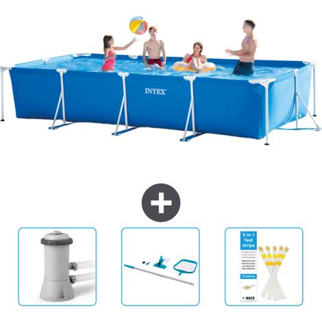 Rechteckiger Frame Pool - 450x220x84 cm - 4-teilig SCB82