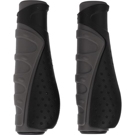 Poignées de guidon ergonomiques en caoutchouc confortables pour VTT et vélo de montagne (1/5)