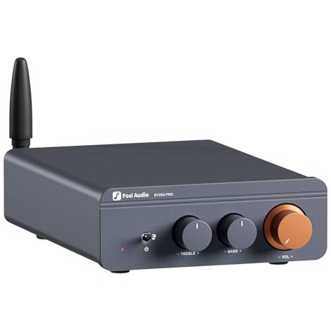 Applicable BT20A Pro Amplificateur Audio, 300 W x2 Mini Ampli HiFi avec TPA3255, Ampli Bluetooth 2 Canaux Stéréo Classe D Intégré Amélioré pour Haut-parleurs avec Contrôle des Aigus et des Basses
