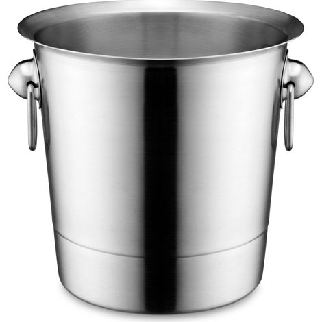 Seau à Champagne Conique en Inox avec Anneaux Ø 19 cm - Pujadas