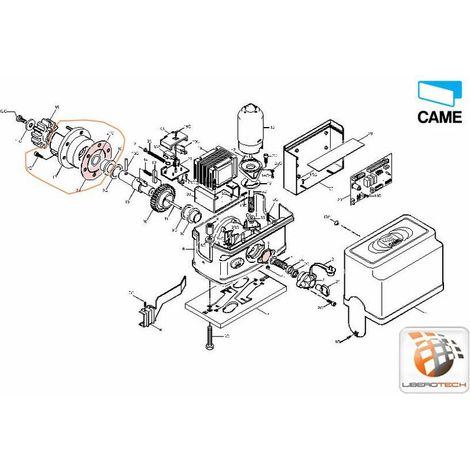 Bride côté pignon pour motorisation de portail – Compatible avec modèle BZ – 119RIBZ004 (1/5)