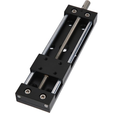 Table linéaire à guide en queue d'aronde pour plateforme coulissante en X avec poignée rotative à engrenage SP40A-DB95 (1/5)
