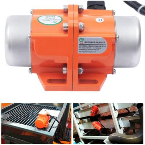Gojoy – Moteur électrique vibrant 220V 90W – 3000 tr/min – Bloc d'excentricité réglable – Pour béton, mines et chantiers humides - 3000RPM
