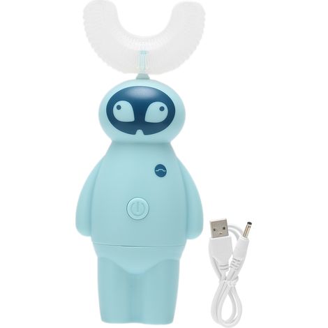 Brosse à dents électrique ultrasonique pour enfants, étanche et automatique en forme de U (1/5)