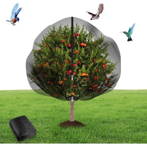 1 Pièce Filet de Protection Jardin, Maille Fine HDPE, Cordon et Fermeture Éclair, Pour Arbres Fruitiers (1/5)