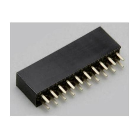 TRU COMPONENTS Barrette femelle (standard) Nbr de rangées: 2 Nombre de pôles par rangée: 20 TC-2506287 1 pc(s) Q202482 (1/2)
