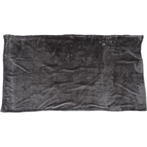 Couverture chauffante électrique 5V alimentée par USB, 3 niveaux de chauffe rapide, 150 x 85 cm, grise, idéale pour le bureau.