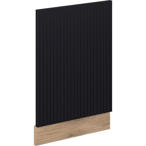 Panel frontal Fame-Line, Rayas negras, 45 cm sin encimera, Vicco