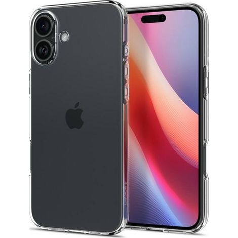 Spigen Liquid Crystal Pellicola protettiva trasparente per iPhone 16 Plus da 6,7" ACS08064 (1/5)
