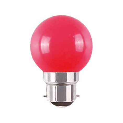 Ampoule rouge Toledo Ball B22 IP44 0.5W (0026882) (1/3)