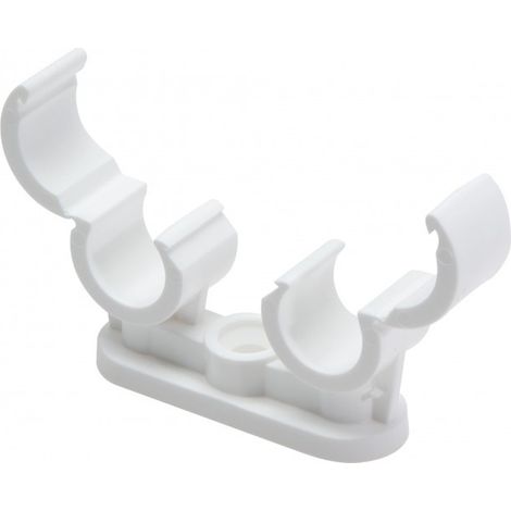 Talon 15mm Quick Lock Double Hinged Snap Over Pipe Clip 50 Per Box
