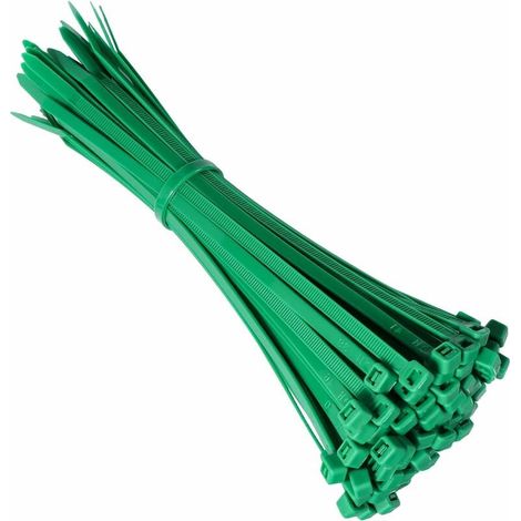 Collier De Serrage - 200 X 5 Mm - Nylon 6/6 Résistant Aux Uv - Pour Gestion De Câbles Intérieure Et Extérieure - Lot De 100 (1/5)