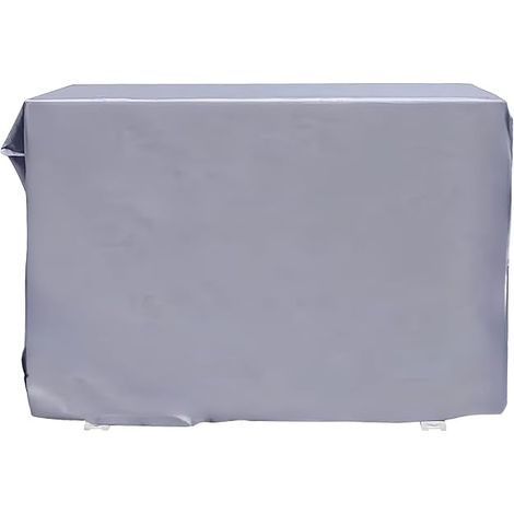 Housse Climatiseur Extérieur, Plus épaisse Climatiseur Protection Extérieure, Anti Poussière Anti Neige Imperméable Résistant Au Soleil Housse Climatiseur Protection, Gris(86 32 56cm) (1/5)