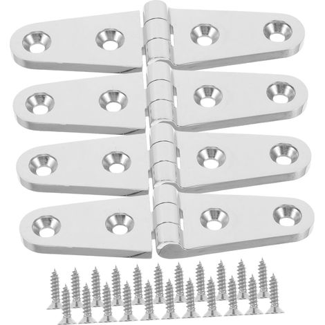 Charnières Lourdes inox Miroir Poli avec Vis (1/5)