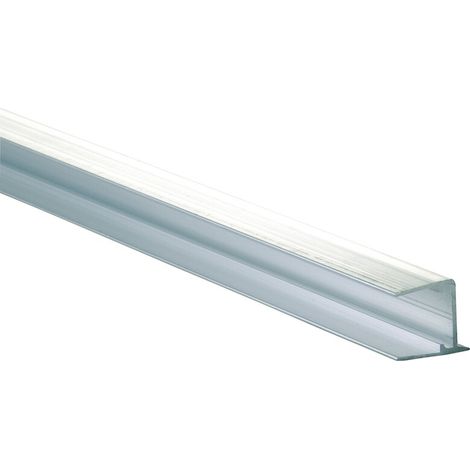Profilé obturation pour plaque polycarbonate alvéolaire épaisseur 32 mm - Coloris - Aluminium, Longueur - 98 cm