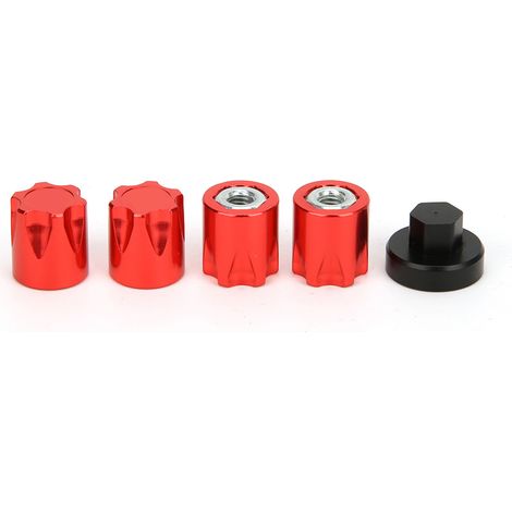 4 pièces de bouchons de jante M4 pour Traxxas TRX4, Axial SCX10 90046 D90 et Tamiya (1/5)