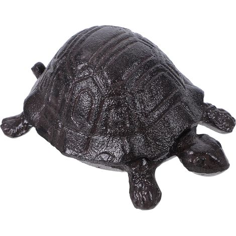 ABOOFAN Cache-clés Boîte de Rangement Décorative Vintage de Tortue  e Extérieur Accès Facile pour Jardin et Patio