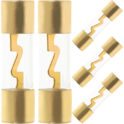 Compatible avec les amplificateurs de fusibles audio de voiture, kit de protection d'alimentation AGU en ligne (25 pièces) (1/5)