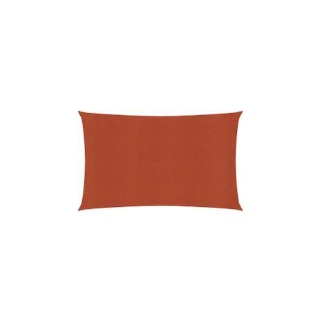 Voile d'ombrage 160 g-m² Terre cuite 3x6 m PEHD (1/5)