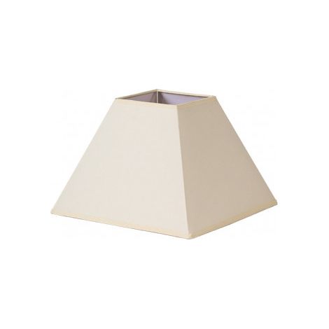 Pantalla Piramide Mezzo E27 beige 30dx13dx22h Tejido Popelin