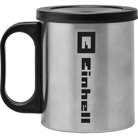 Einhell Tasse à café (pour la machine à café sans fil TE-CF 18 Li Einhell, tasse de 240 ml avec couvercle, étanche à la poussière) (1/2)