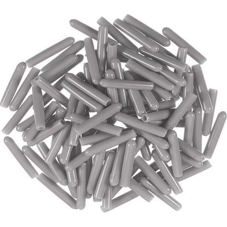 Capuchons pour lave-vaisselle Panier,100 pcs Capuchon du lave-vaisselle Capuchons pour Dents Dans Lave-vaisselle Paniers en PVC Universelle Broches de Protection Antirouille et Anti-rayures Gris (1/5)