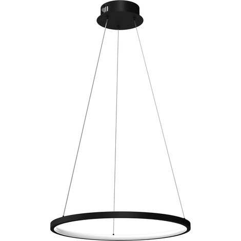 Suspension LED Milagro Rotonda Ø50 27W 4000K noire (1/5)