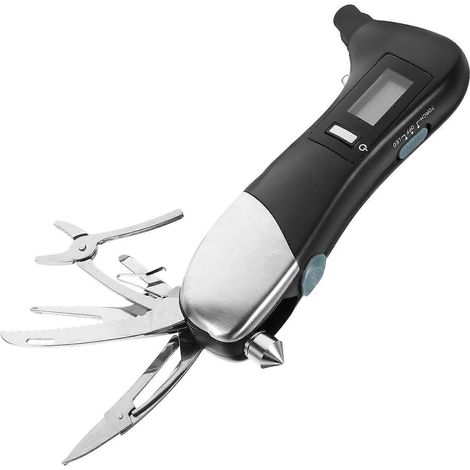 Manomètre numérique de pression des pneus 2-150 PSI avec outils pour voiture et moto (1/3)