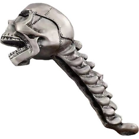 Totenkopfförmiger Flaschenöffner aus robustem Edelstahl mit ergonomischem Griff ein unverzichtbares Accessoire für Barkeeper und Partys. (1/2)