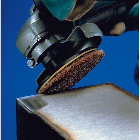 3M Disque abrasif en non-tissé Scotch Brite™ SC-DH D. 115 mm moyen rouge sans centrage (1/2)