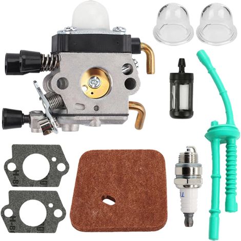 Carburettor Replacement Kit for Stihl FS38 FS45 FS45C FS45L FS46 FS55 FS46C FS55C FS55R FS55RC FS55T FS75 FS80 FS85 FC55 HL45 HL75 HS70 HS74 KM55, Replacement Parts, Hedge Trimmer Toner. Lawn mower