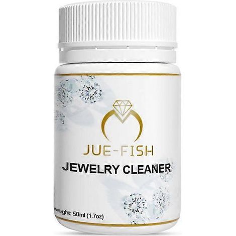 Nettoyant pour bijoux, solution de nettoyage liquide pour l'entretien des bijoux en argent et or, boucles d'oreilles et bagues. (1/4)