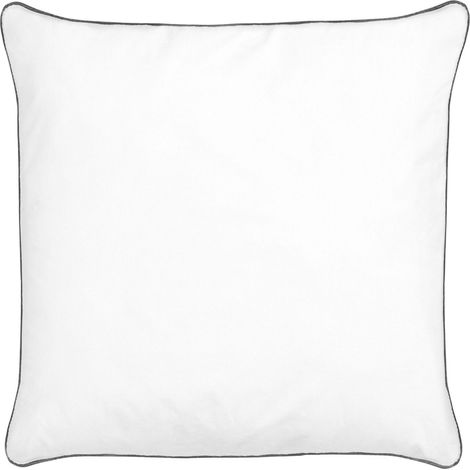 Kopfkissen PELISTER Niedrig Mikrofaser 80 x 80 cm Weiß