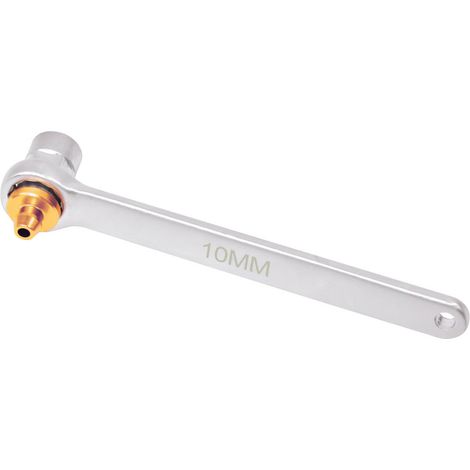 Clé pour purge de freins avec tuyau 10 mm