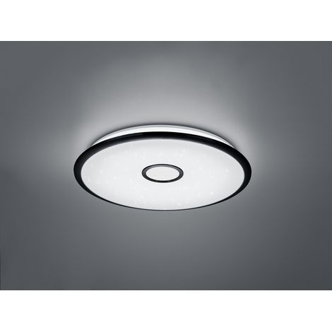 Trio Lighting Plafón LED negro con mando a distancia 50W Okinawa (1/2)