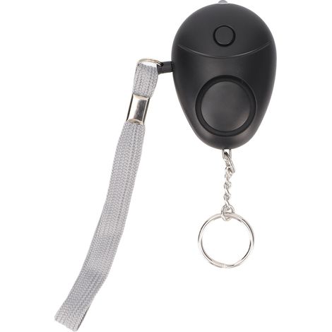 Alarme personnelle sonore portable 130DB sécurité avec lumières LED pour femmes hommes enfants personnes âgées Noir (1/5)